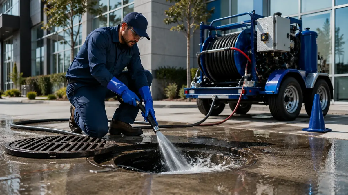 Commercial Hydro Jet Drain Cleaning in Terra Bella