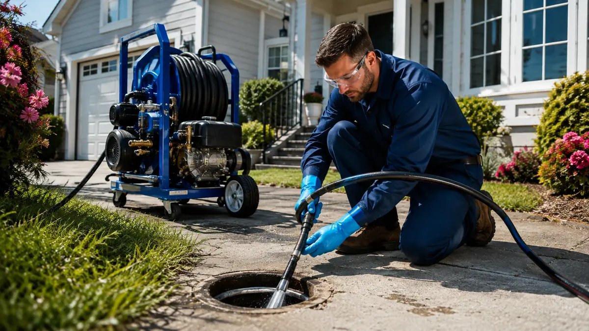 Residential Hydro Jet Drain Cleaning in Terra Bella